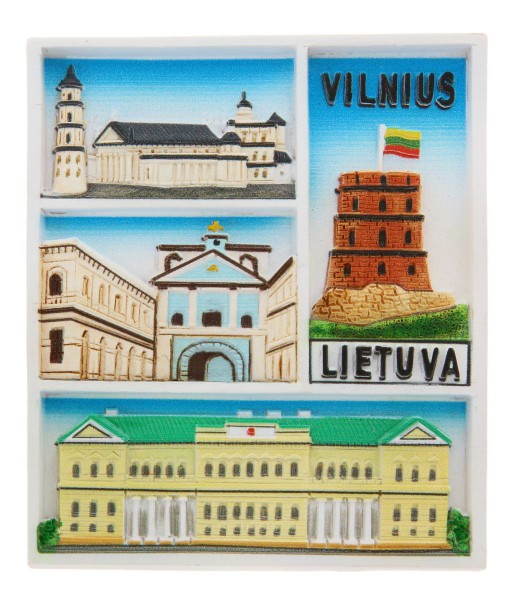 Magnetas Vilnius su miesto objektais